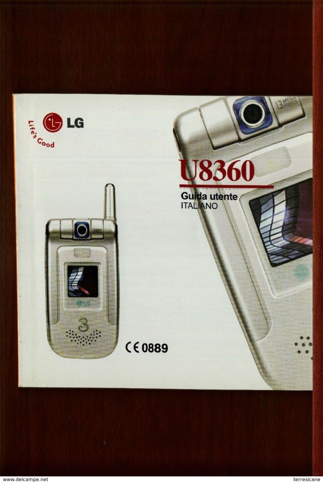 X LG U8360 GUIDA UTENTE ITALIANO - Telefonía