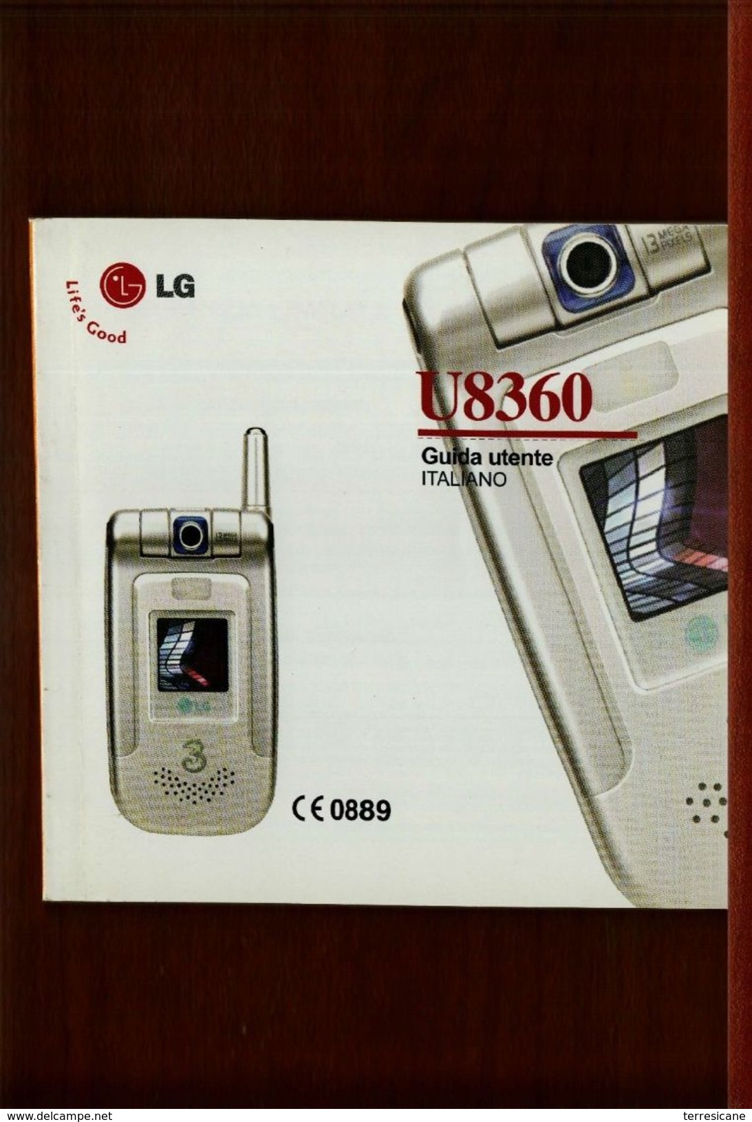 X LG U8360 GUIDA UTENTE ITALIANO - Telephony