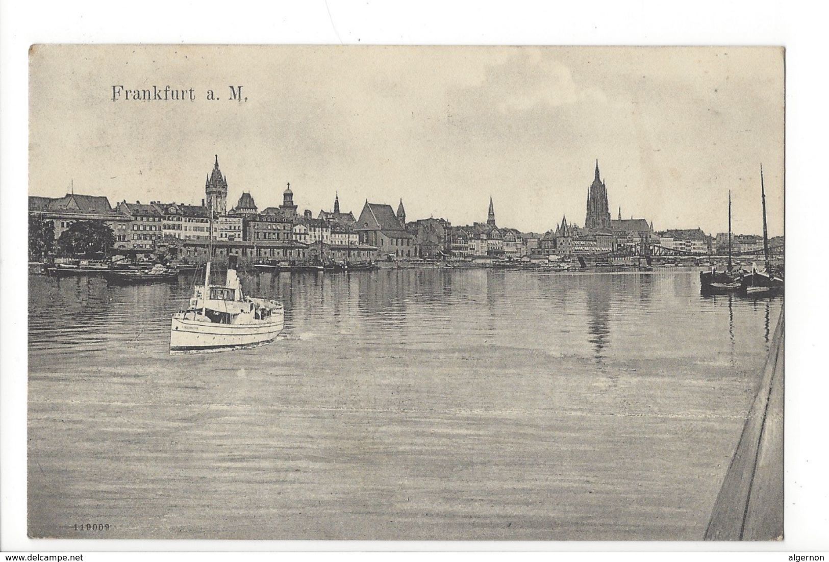 18499 - Frankfurt  Bateau Circulée En 1907 - Frankfurt A. Main