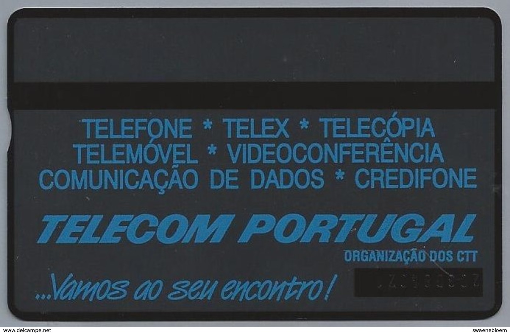 PT.- Telecomcard. Portugal Telecom. CREDIFONE. Vamos Ao Seu Encontro!. 2 Scans - Portugal