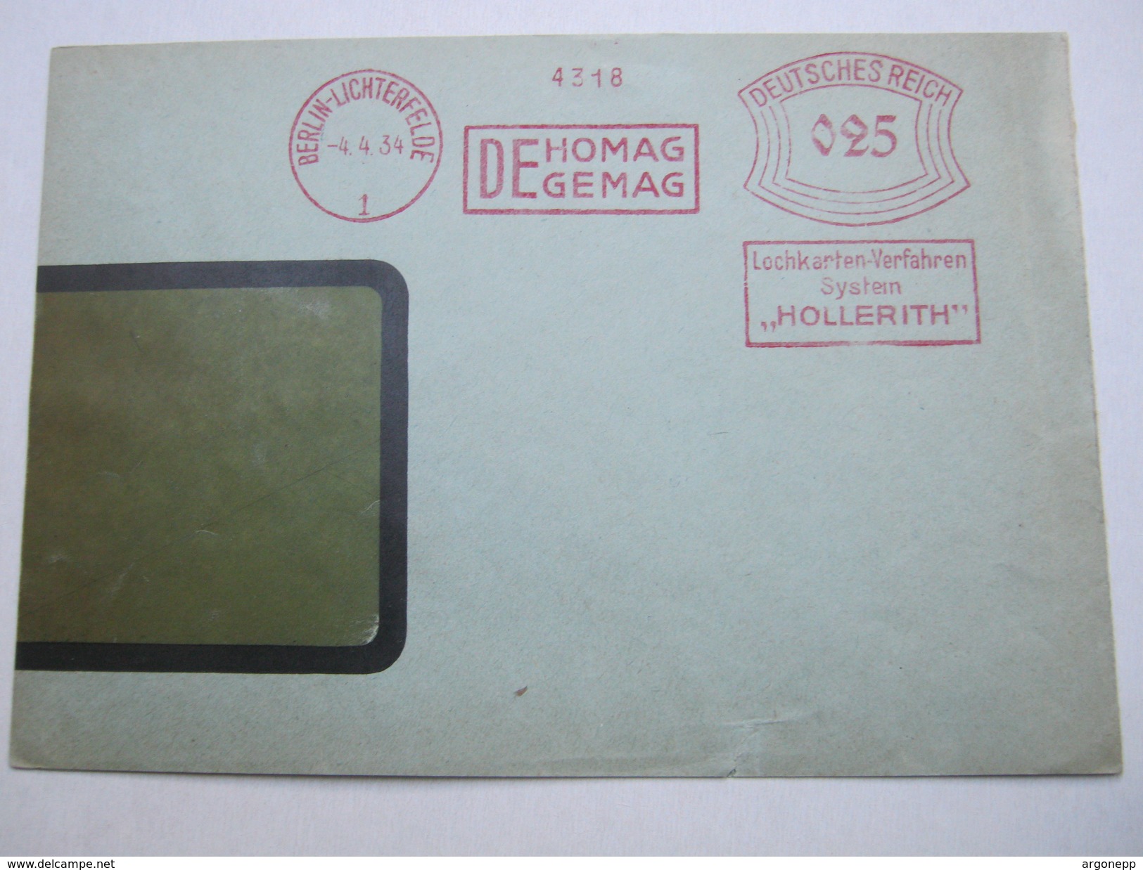 1934 ,  Berlin   , Glasklarer Firmen - Freistempel  Auf   Brief , Etwas Verkürzt - Briefe U. Dokumente