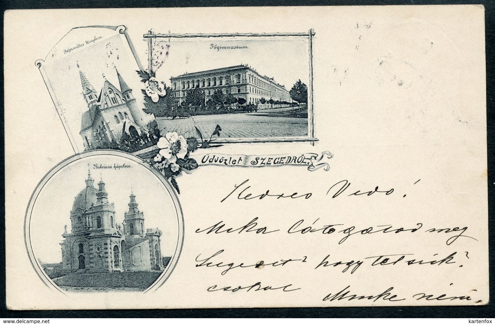 Szeged, 3.1.1898,  MBK (3), Udvözlet Szegedröl, - Ungarn