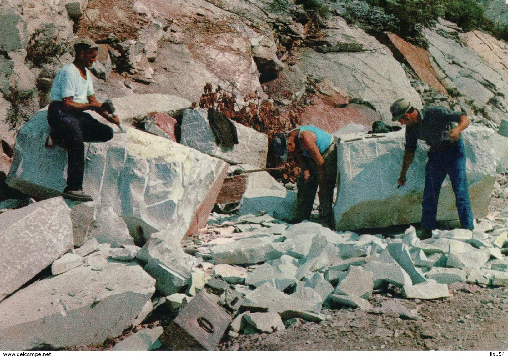 CARRARA Cave Di Marmo Taglio Con Filo Elicoidale - Carrara