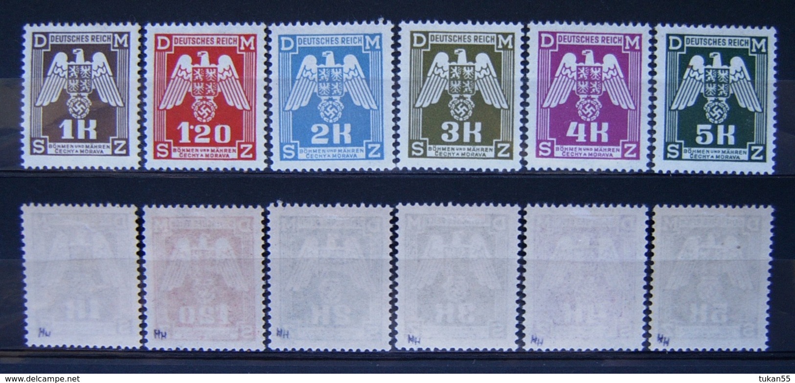 Dt.Reich Böhmen & Mähren Lot 1942 - 1944* Ungebraucht & Geprüft !    (R448) - Ocupación 1938 – 45