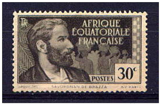 AEF - 41** - PIERRE SAVORGNAN DE BRAZZA - Unused Stamps