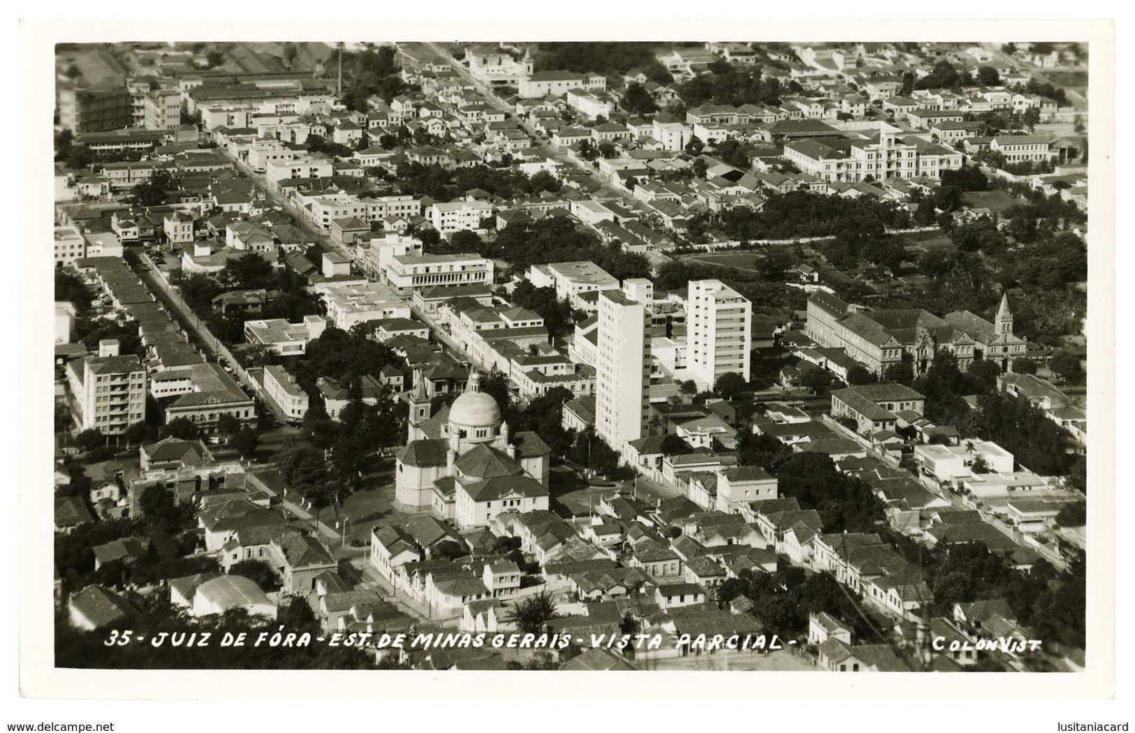 MINAS GERAIS - JUIZ DE FORA - Vista Parcial ( Ed. ColonVist Nº 35) Carte Postale - Belo Horizonte