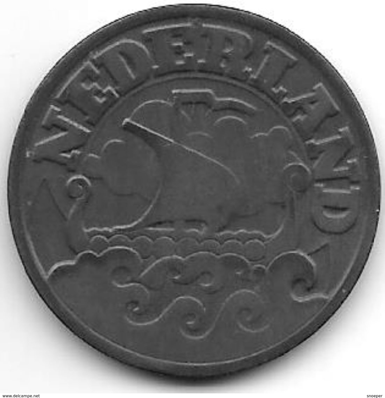 Netherlands 25 Cents 1942  Km 174  XF - 25 Cent