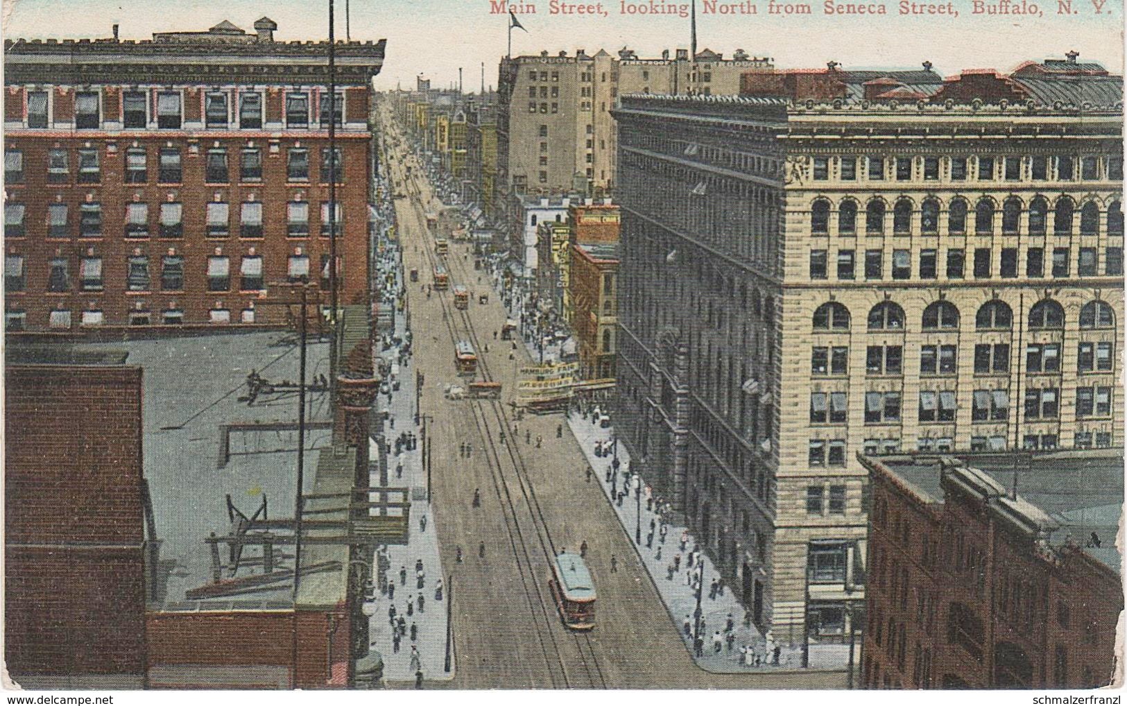 AK Buffalo Main Street Looking North From Seneca Tram Tramway New York NY Bei Cheektowaga Tonawanda United States USA - Buffalo