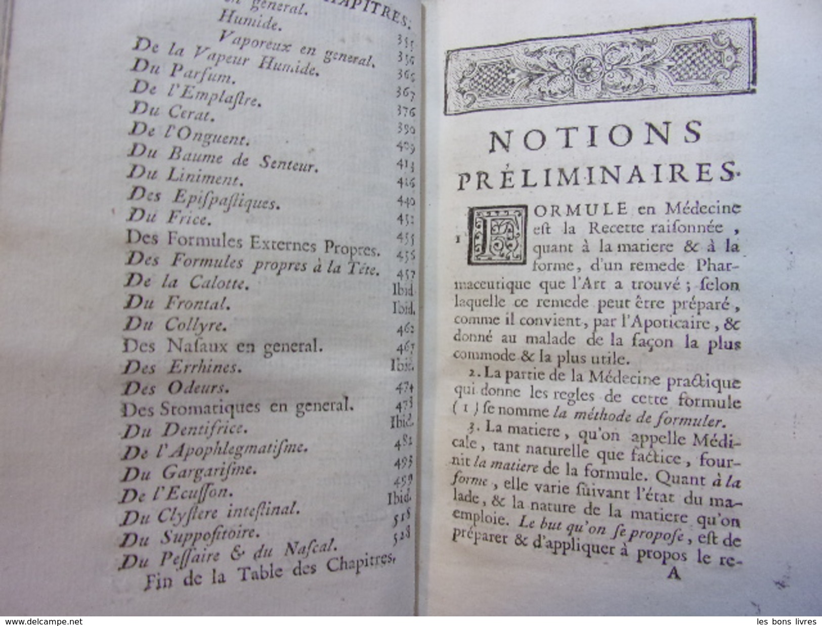 L'ART DE DRESSER LES FORMULES DE MÉDECINE Jérome-David-Gaubius - Before 18th Century