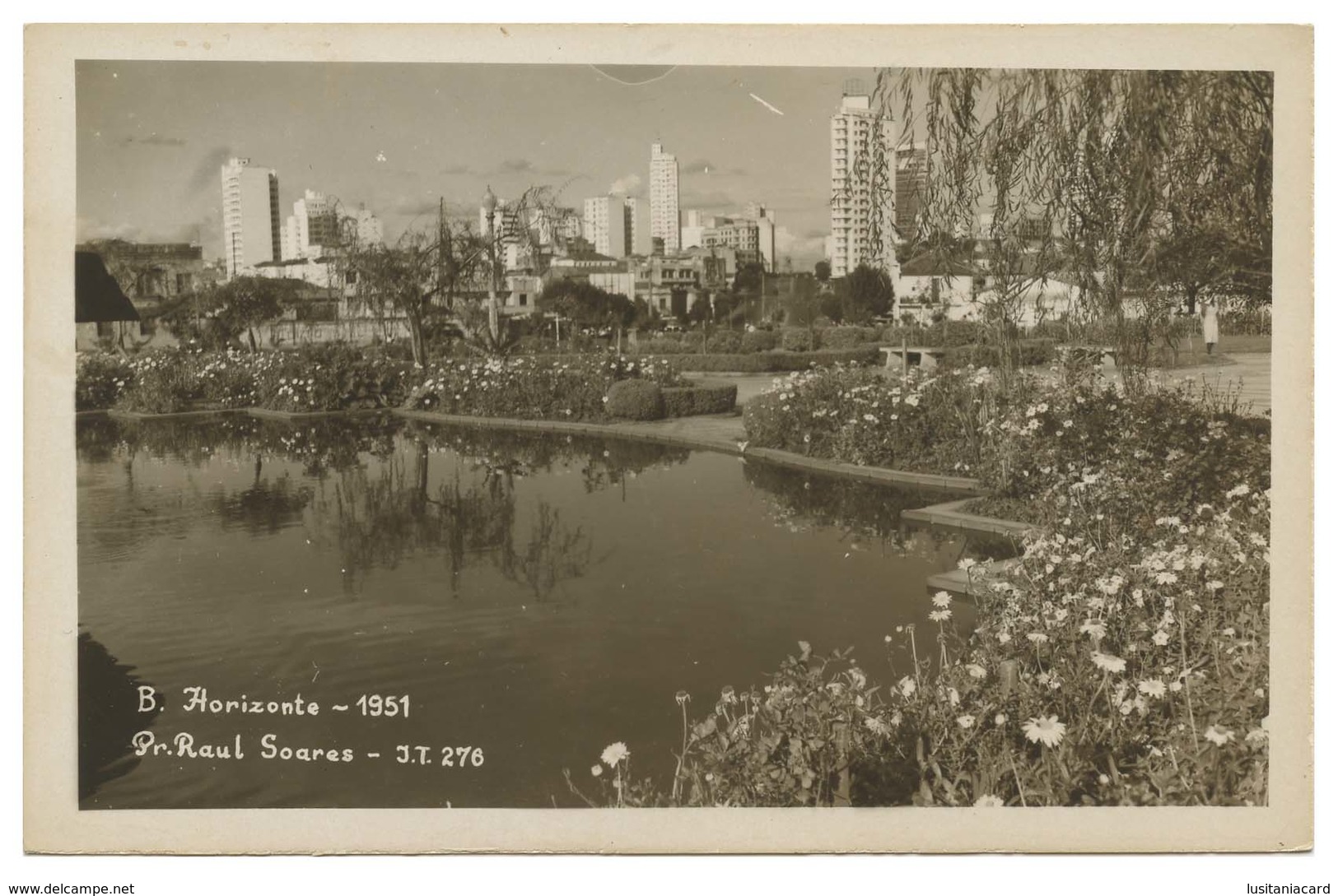 BELO HORIZONTE - 1951  Pr. Raul Soares. ( Ed.J.T. Nº 276) Carte Postale - Belo Horizonte