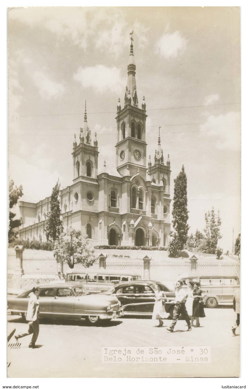 BELO HORIZONTE  - Igreja De São José ( Ed.Post Card Nº 30) Carte Postale - Belo Horizonte