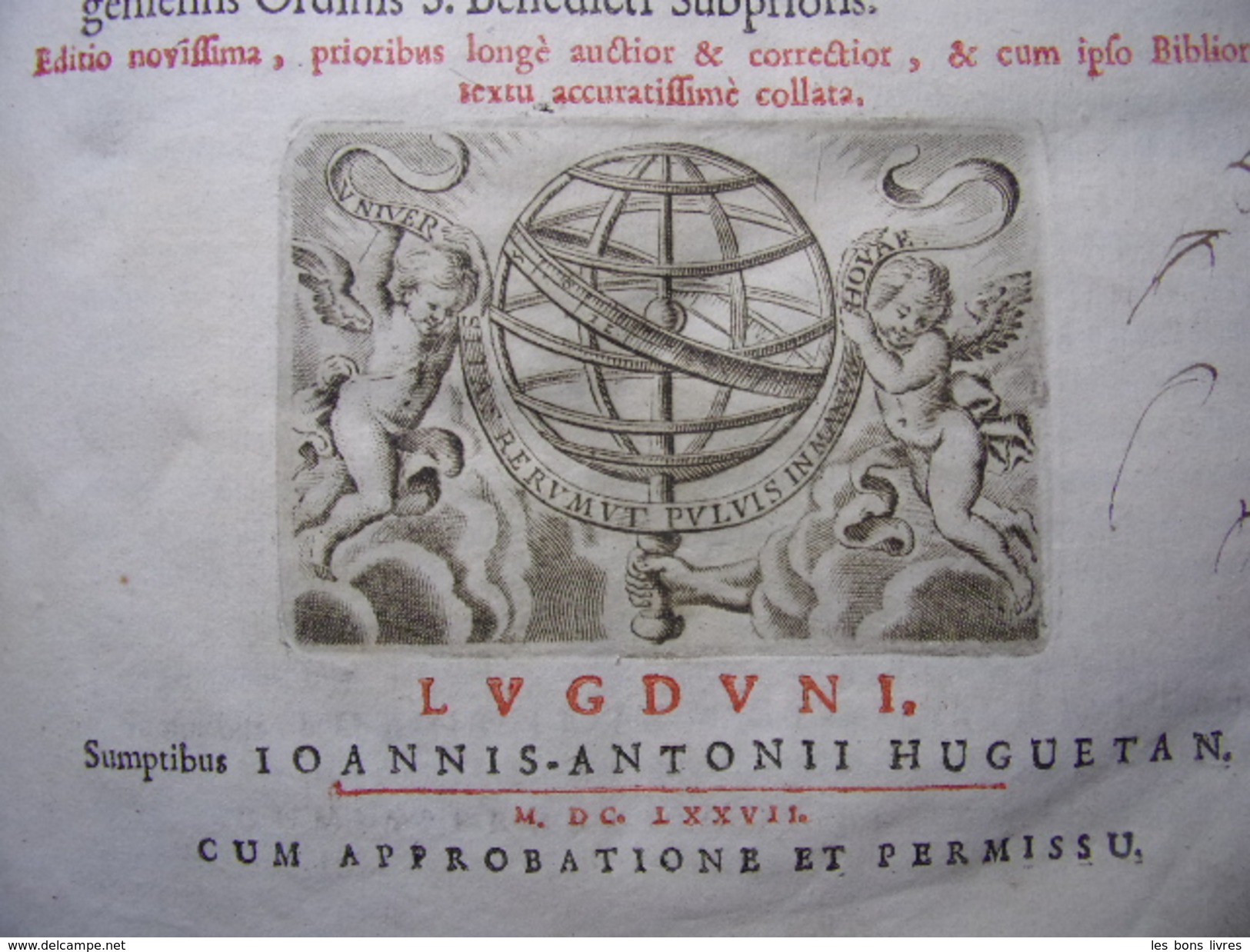 SACRORVM BIBLIORUM  Vulgate Editionis Concordante Hugonis Cardinalis MDCLXXVII - Jusque 1700
