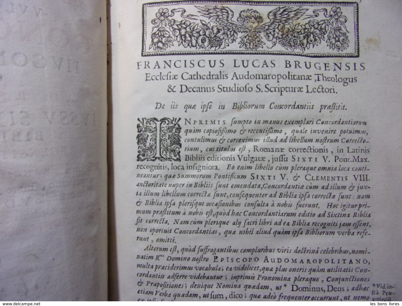 SACRORVM BIBLIORUM  Vulgate editionis concordante hugonis cardinalis MDCLXXVII