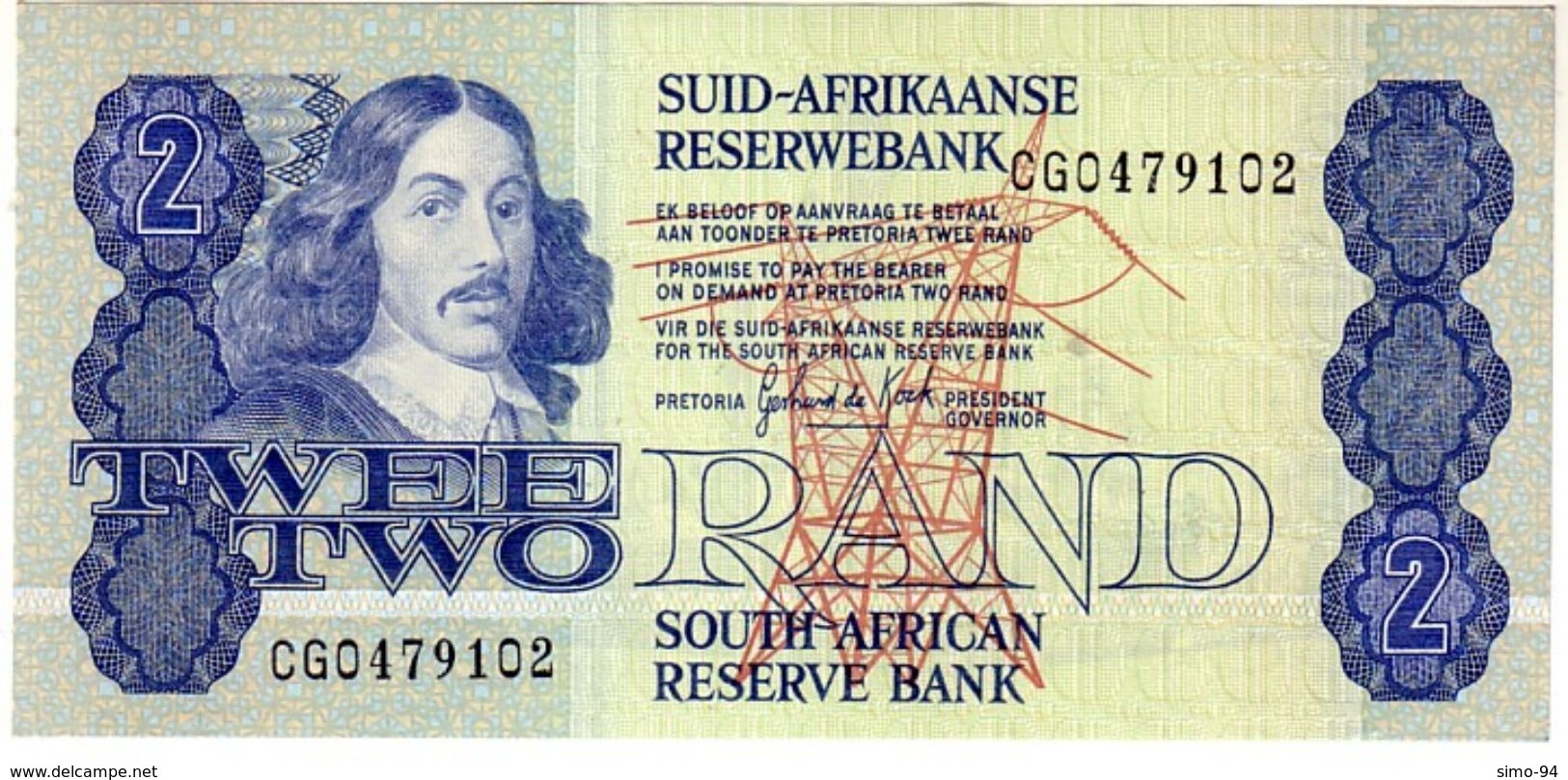 South Africa P.118d 2 Rand 1983 Unc - Sudafrica