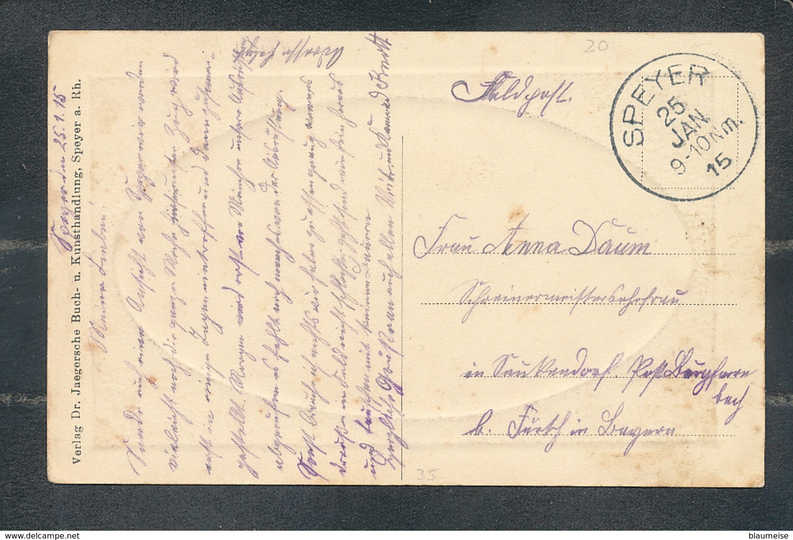 Speyer, Rheinpartie Und Dom, 1915, Feldpost (55) - Speyer