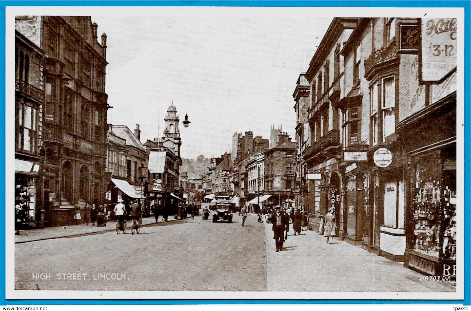 CPA Post Card LINCOLN (Lot De 2) HIGH STREET + STONEBOW - Lincoln