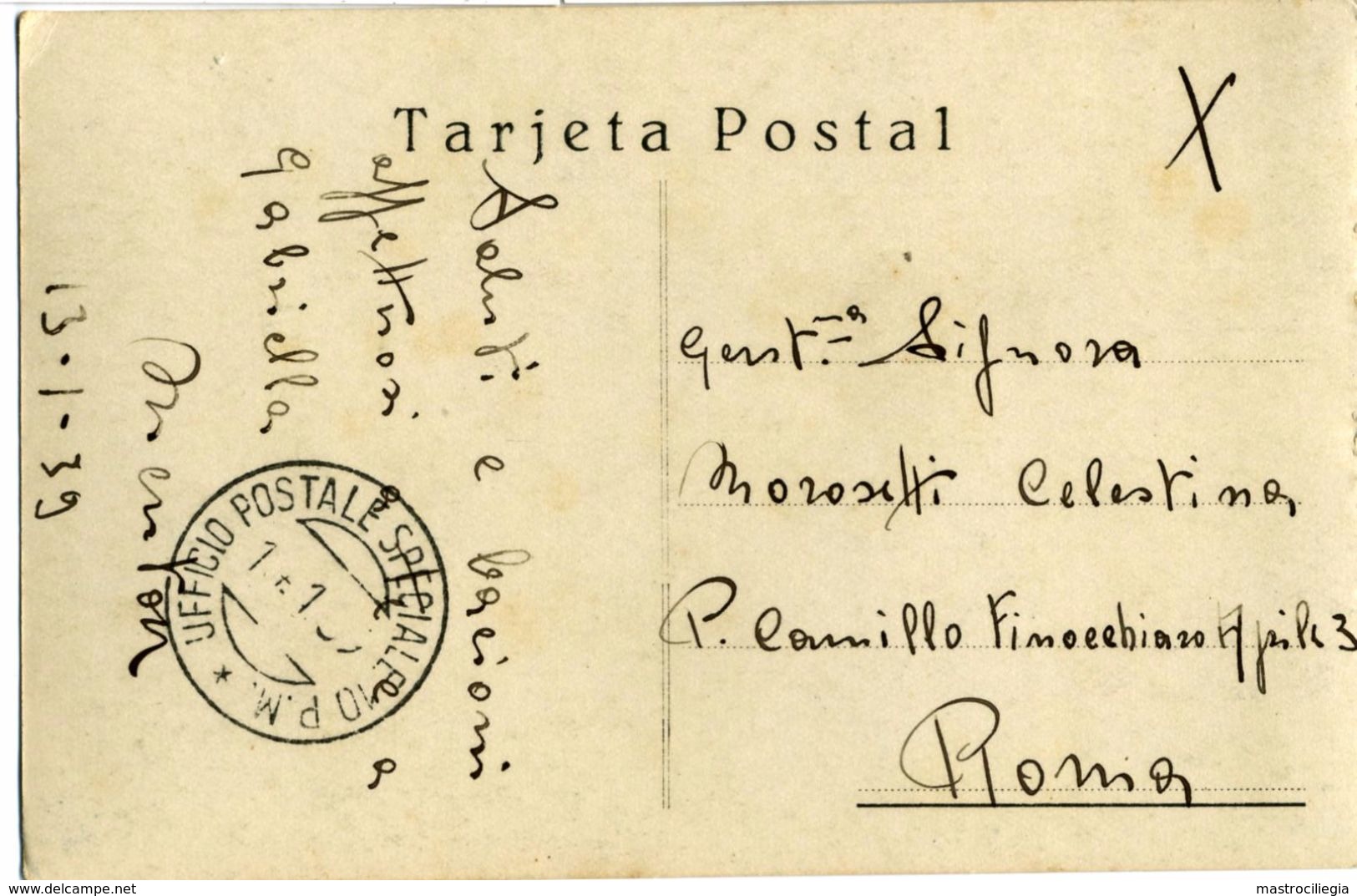 MALLORCA  PALMA  Catedral  2 Card Guerra Di Spagna Ufficio Postale Speciale 10 Posta Militare 29.7.38 E 13.1.39 - Storia Postale