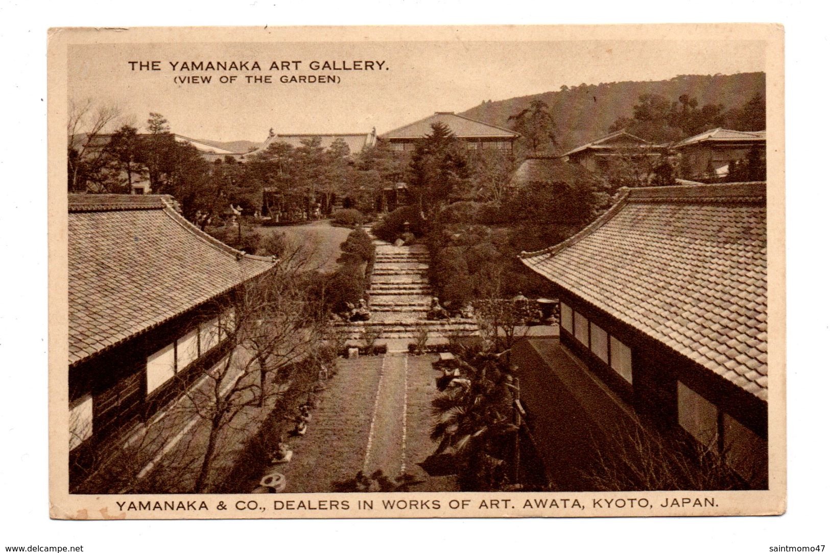 JAPON . THE YAMANAKA ART GALLERY . VIEW OF THE GARDEN - Réf. N°6408 - - Autres & Non Classés