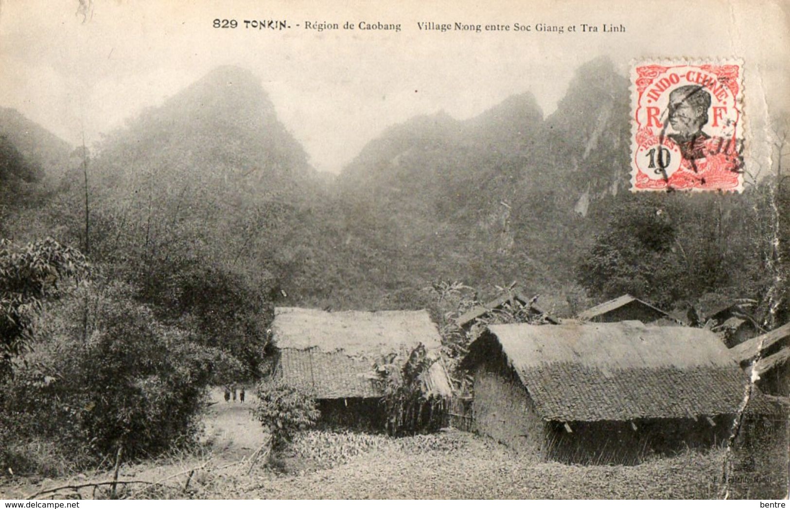 TONKIN - Région De Coabang - Village Nong Entre Soc Giang Et Tra Linh - Viêt-Nam