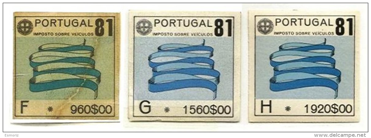 PORTUGAL, Automobile Licence, PB 156/58, Cat. &euro; 8 - Unused Stamps