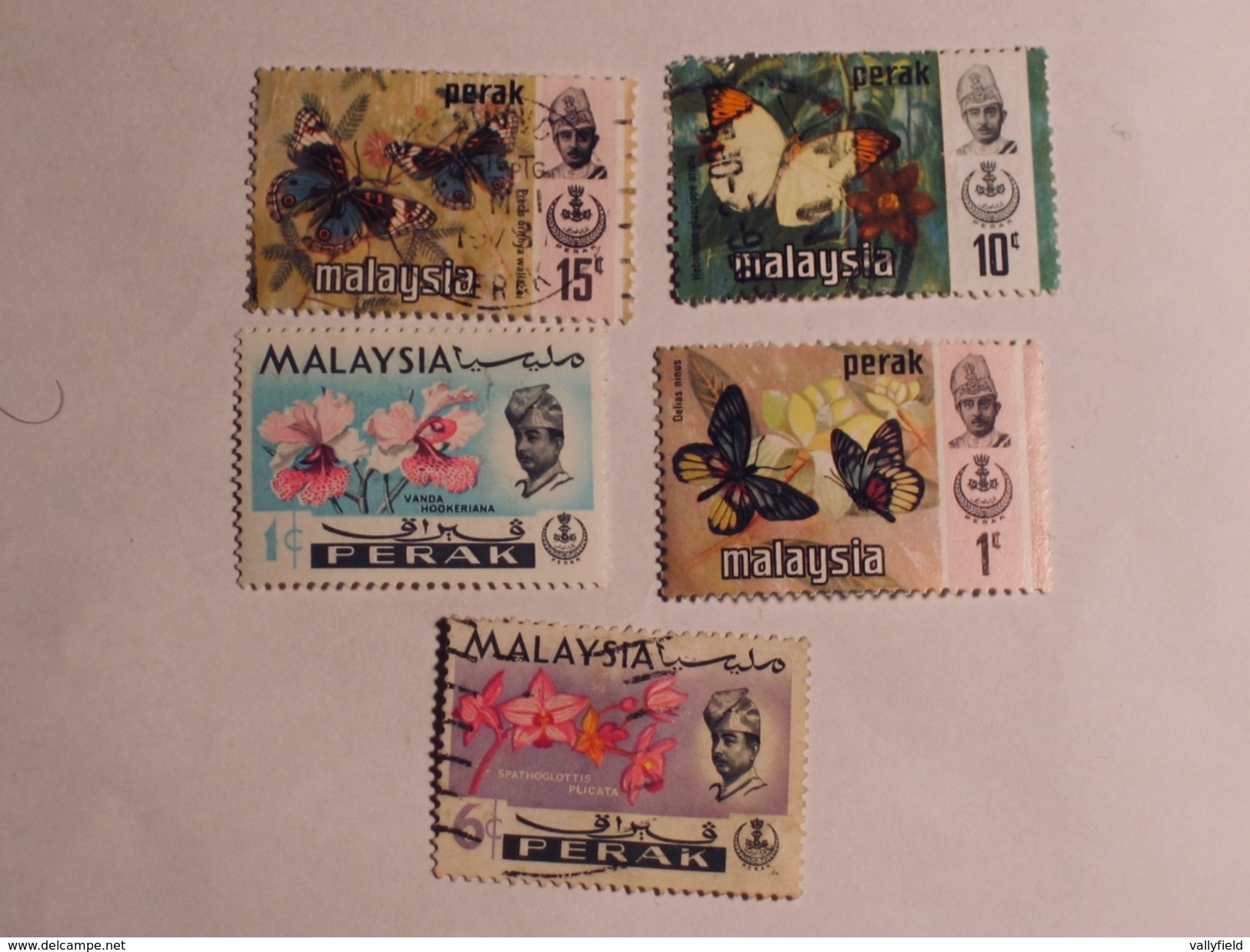 MALAISIE  ( Perak) 1965-71  Lot # 30 - Malaysia (1964-...)