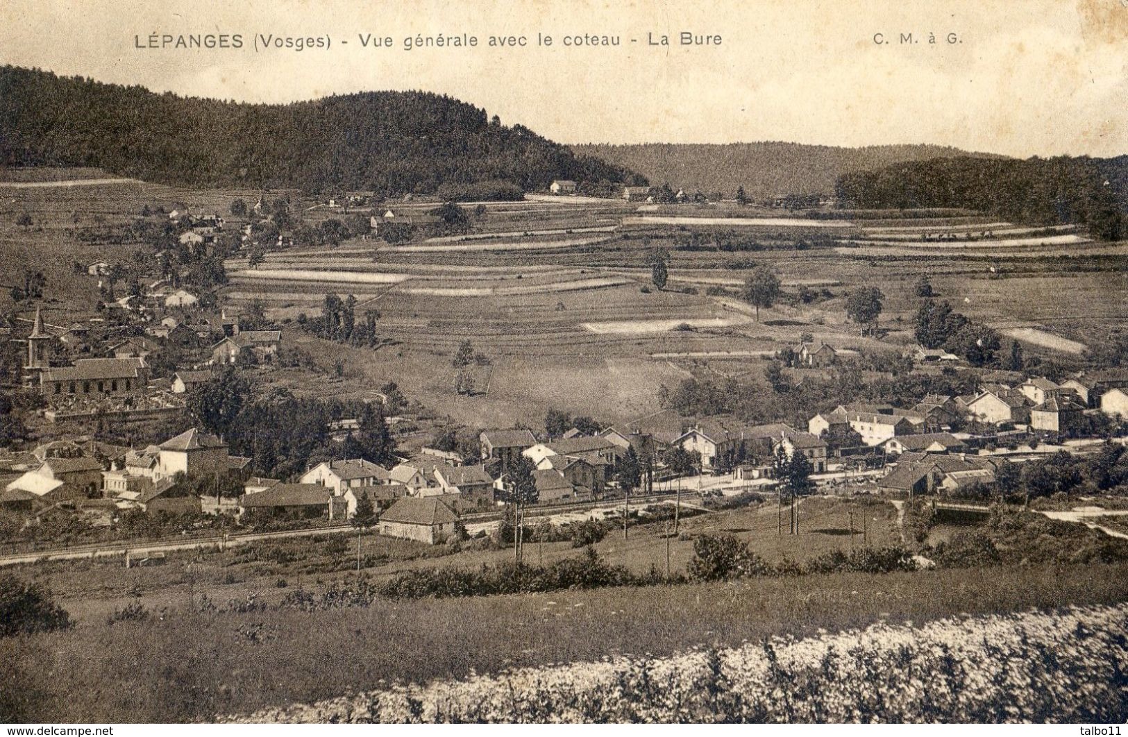 88 - Lépange - Vue Générale Avec Le Coteau - La Bure - Autres & Non Classés