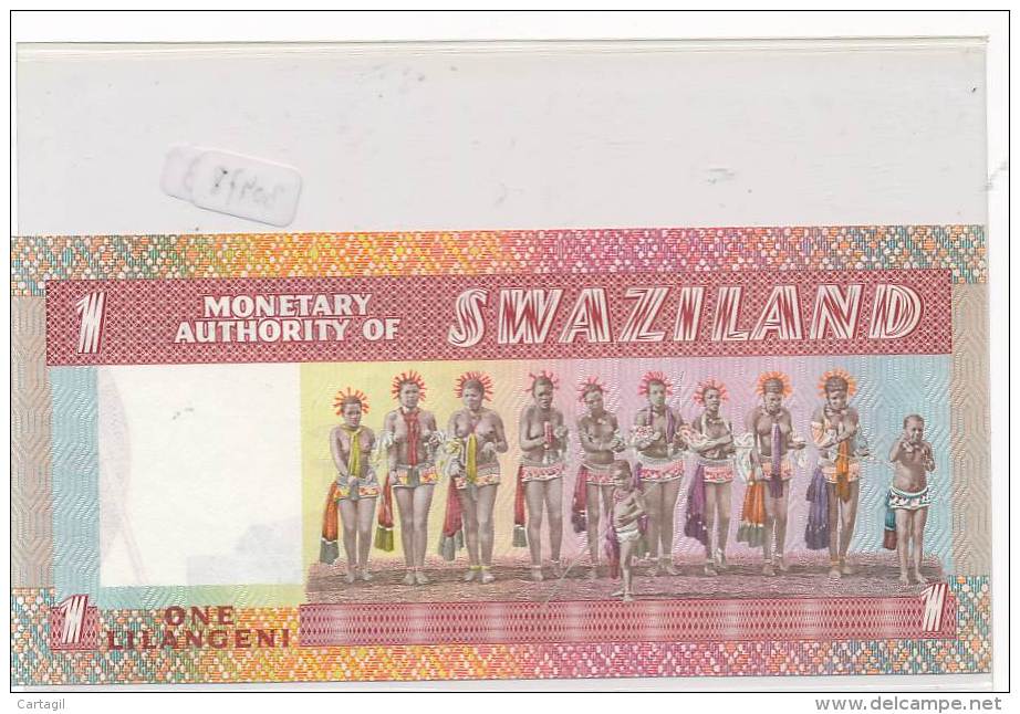 Billets -B2963- Swaziland -1 Lilangeni  (type, Nature, Valeur, état... Voir  Double Scans) - Swaziland