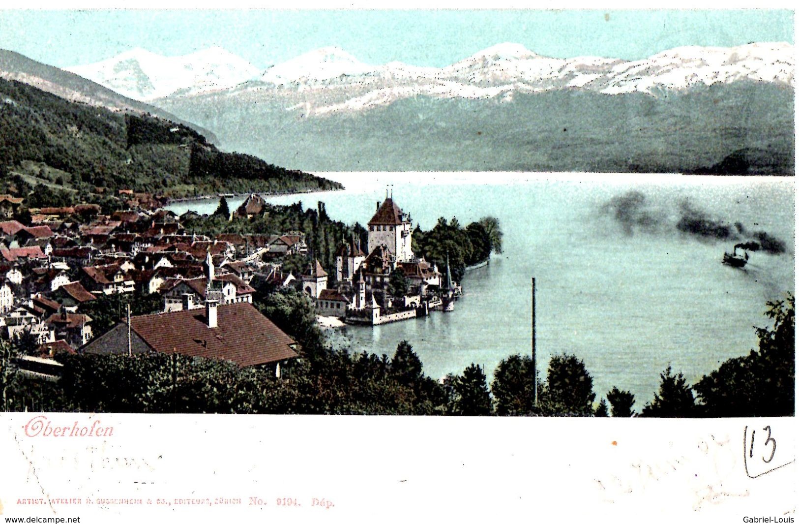 Oberhofen Près De Thun - Oberhofen Am Thunersee