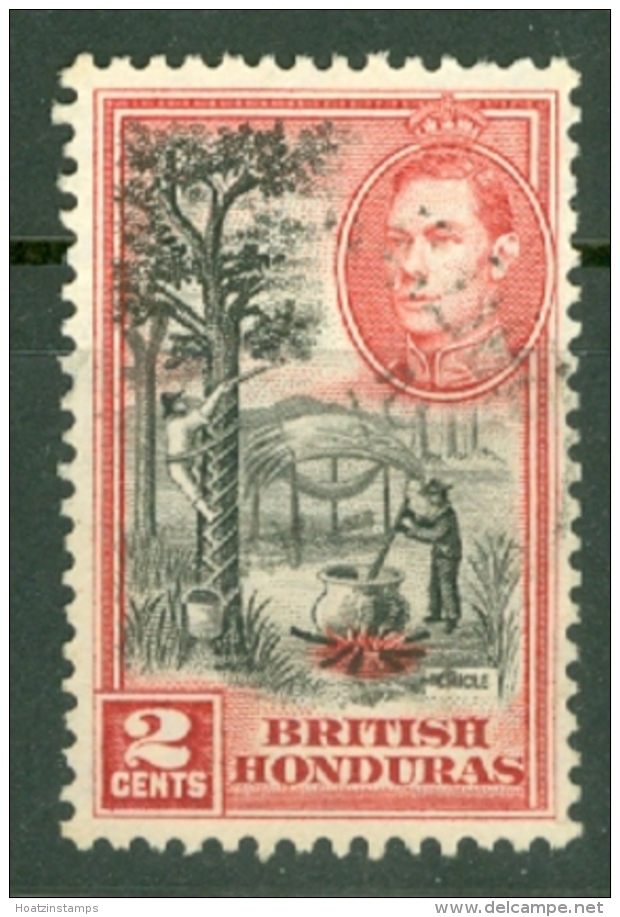 British Honduras: 1938/47   KGVI    SG151    2c   [Perf: 11&frac12; X 11]  Used - British Honduras (...-1970)