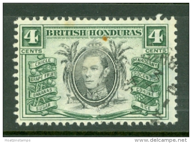 British Honduras: 1938/47   KGVI    SG153    4c    Used - British Honduras (...-1970)