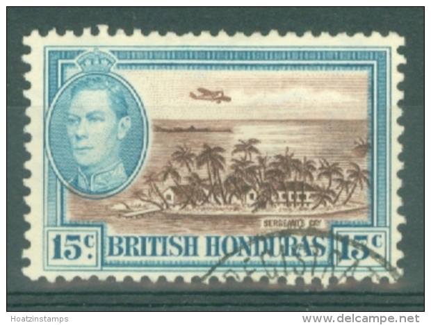 British Honduras: 1938/47   KGVI    SG156    15c    Used - British Honduras (...-1970)