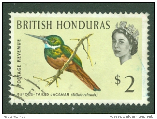 British Honduras: 1962   QE II - Birds   SG212    $2    Used - British Honduras (...-1970)