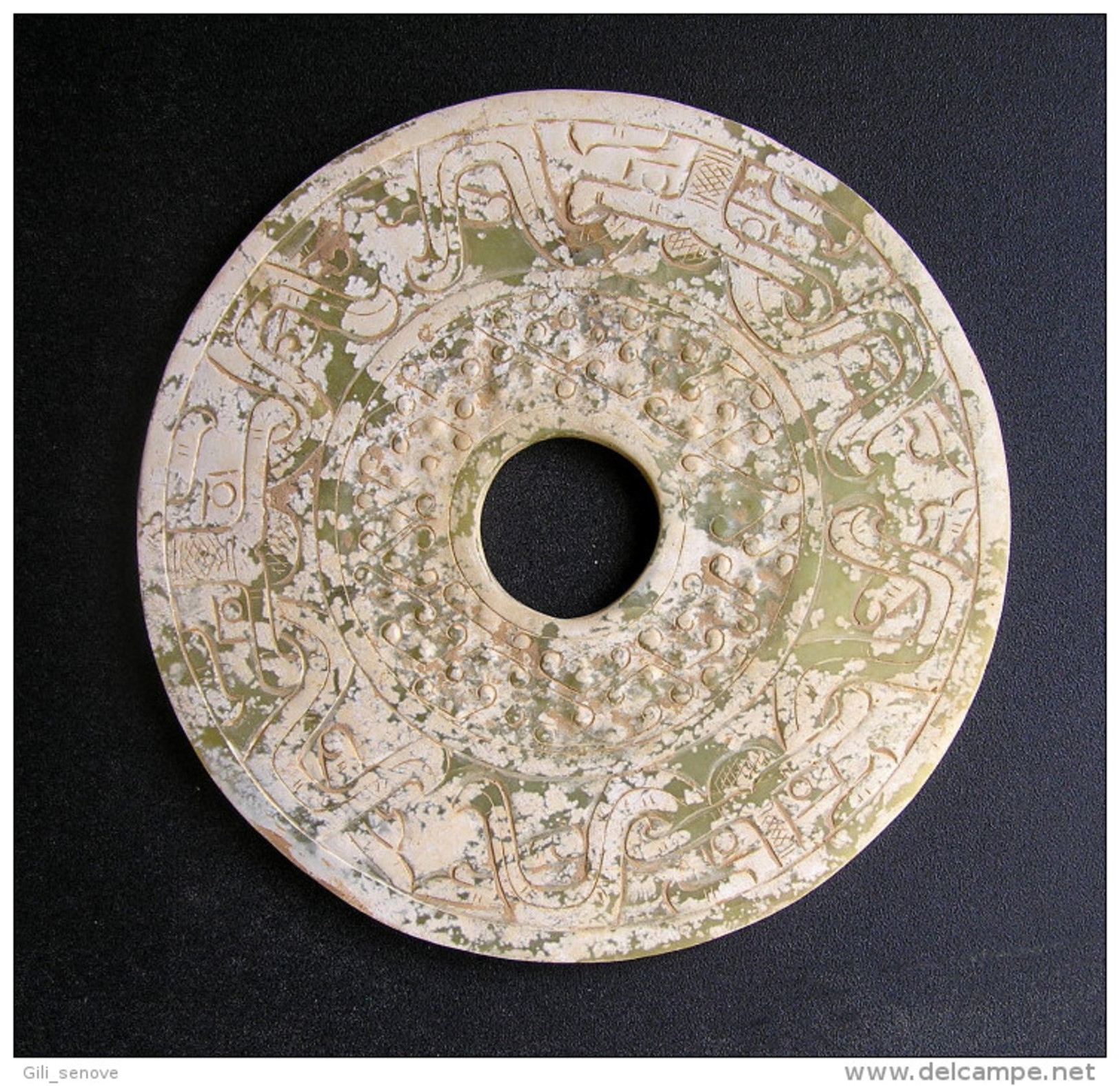 CHINESE HAN DYNASTY JADE BI (206 B.C. – 220 A.D) - Archaeology