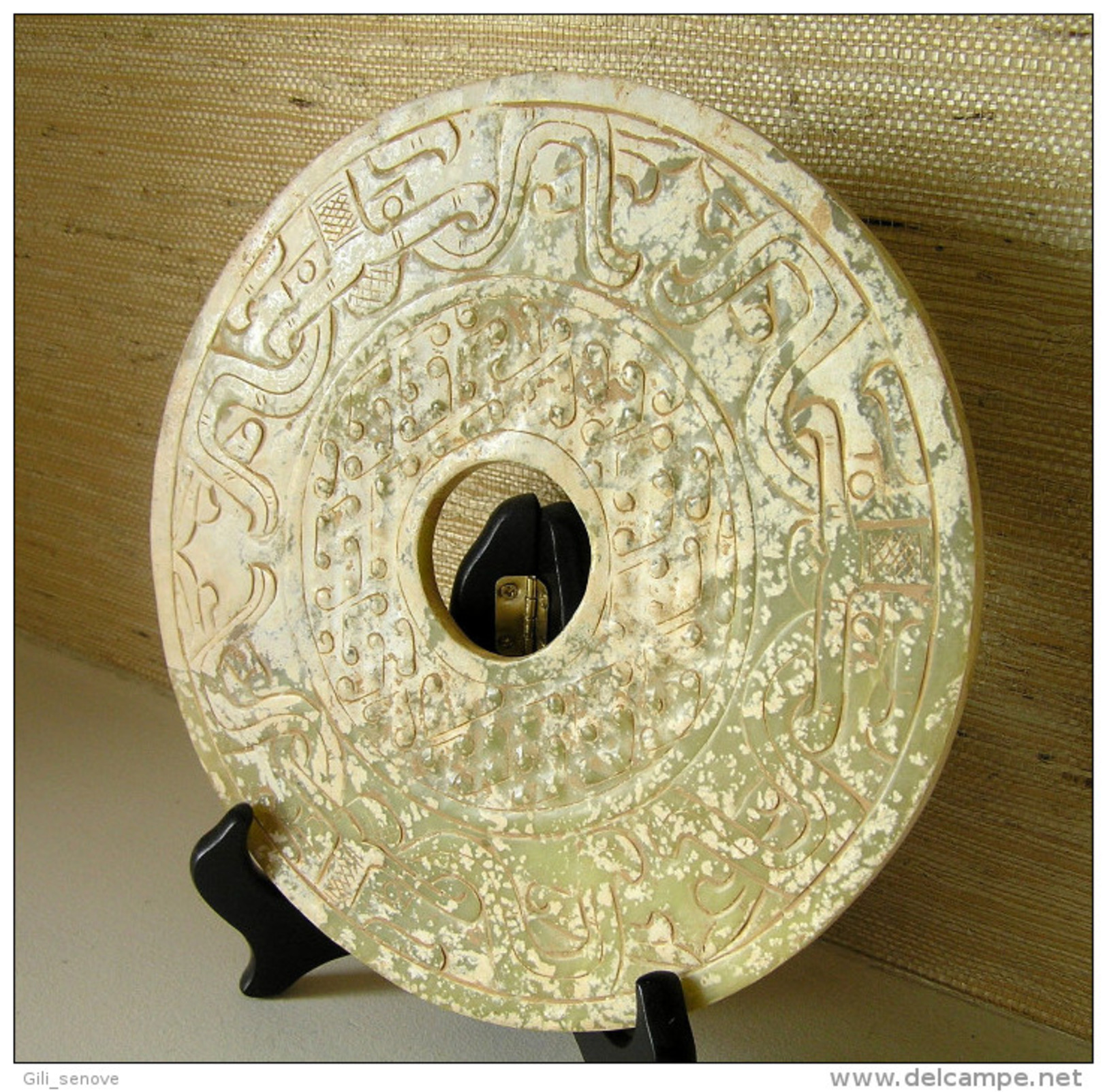 CHINESE HAN DYNASTY JADE BI (206 B.C. – 220 A.D) - Arqueología