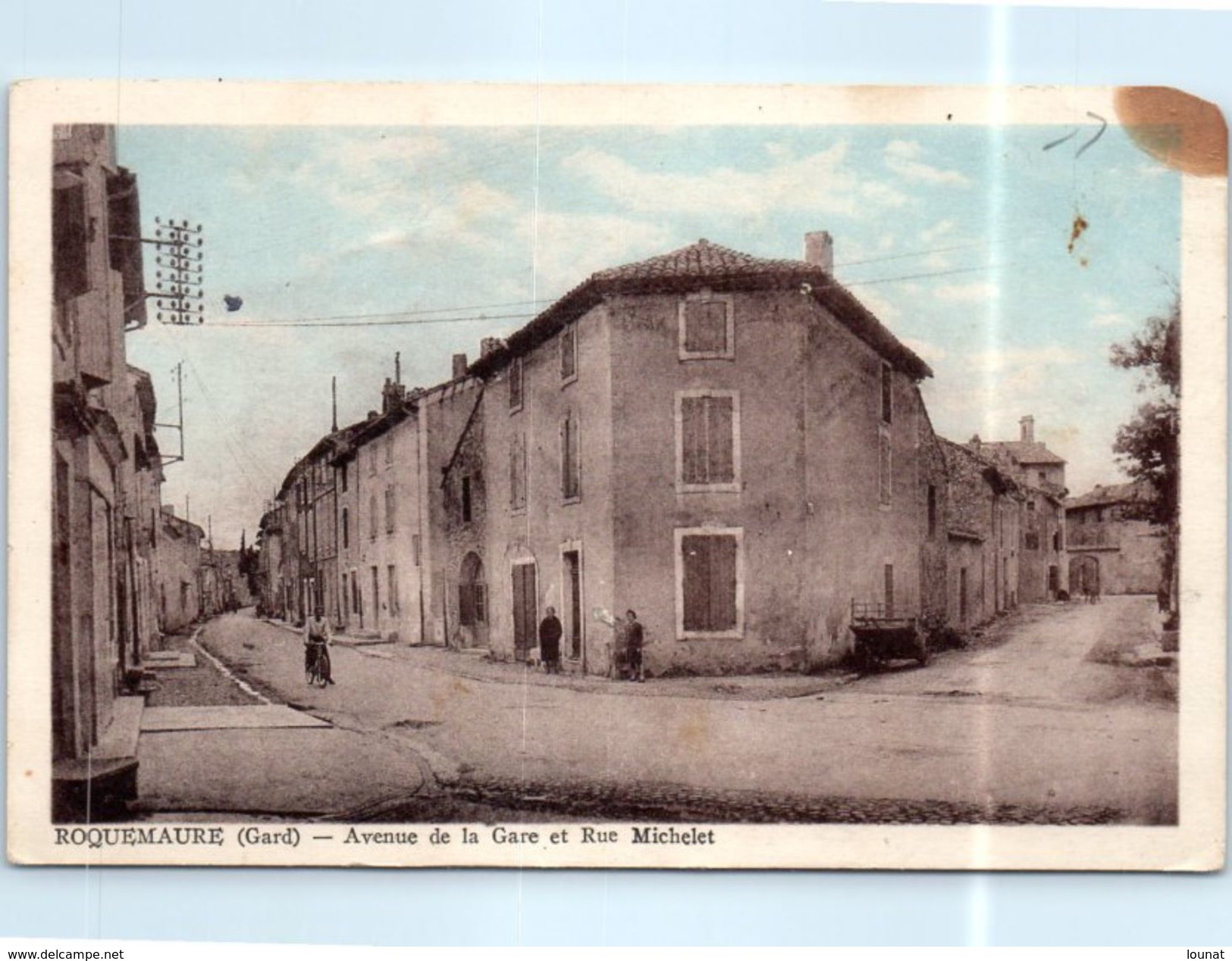 30 ROQUEMAURE : Avenue De La Gare Et Rue Michelet (état) - Roquemaure