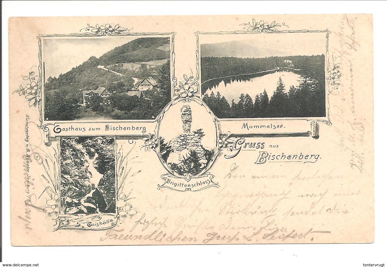 Bischenberg. Gruss Aus Bischenberg 1900. U.a. Gasthaus Zum Bischenberg - Sasbach