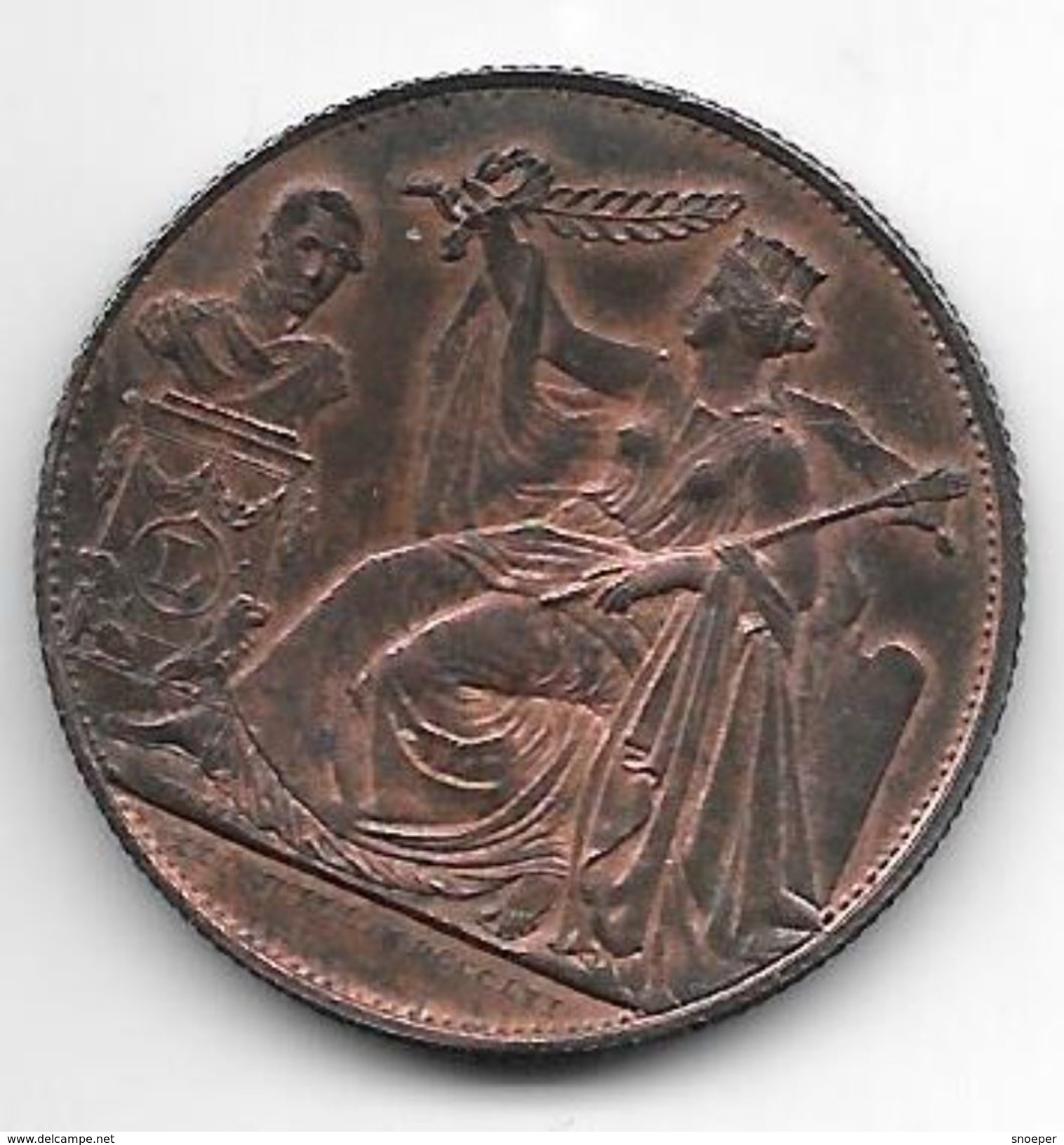 *belguim On 5 Centimes Modul  Leopold I  1856 French M/7 Copper Xf+ !!! - Royal / Of Nobility