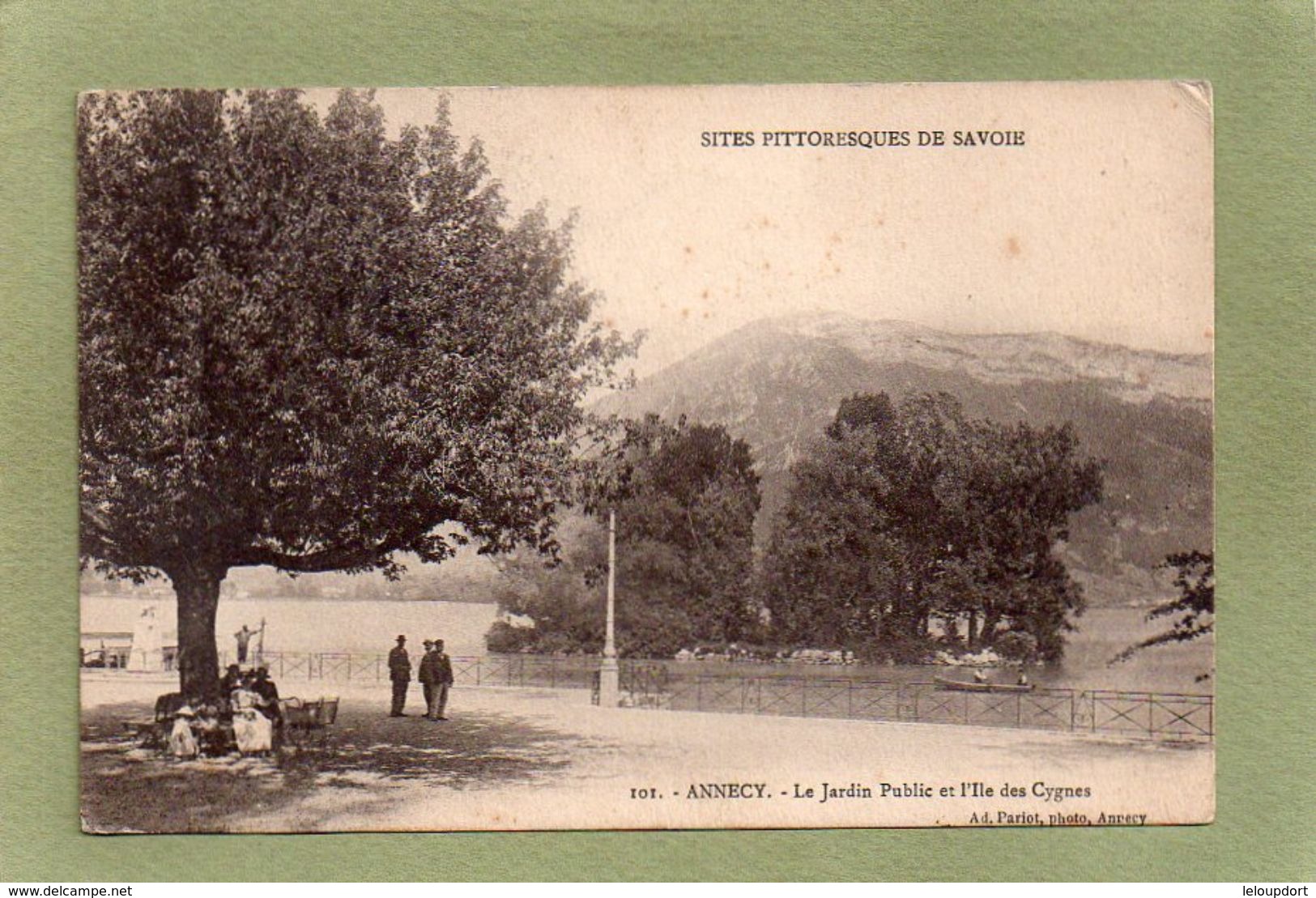 ANNECY  JARDIN PUBLIC  ILE DES CYGNES - Annecy