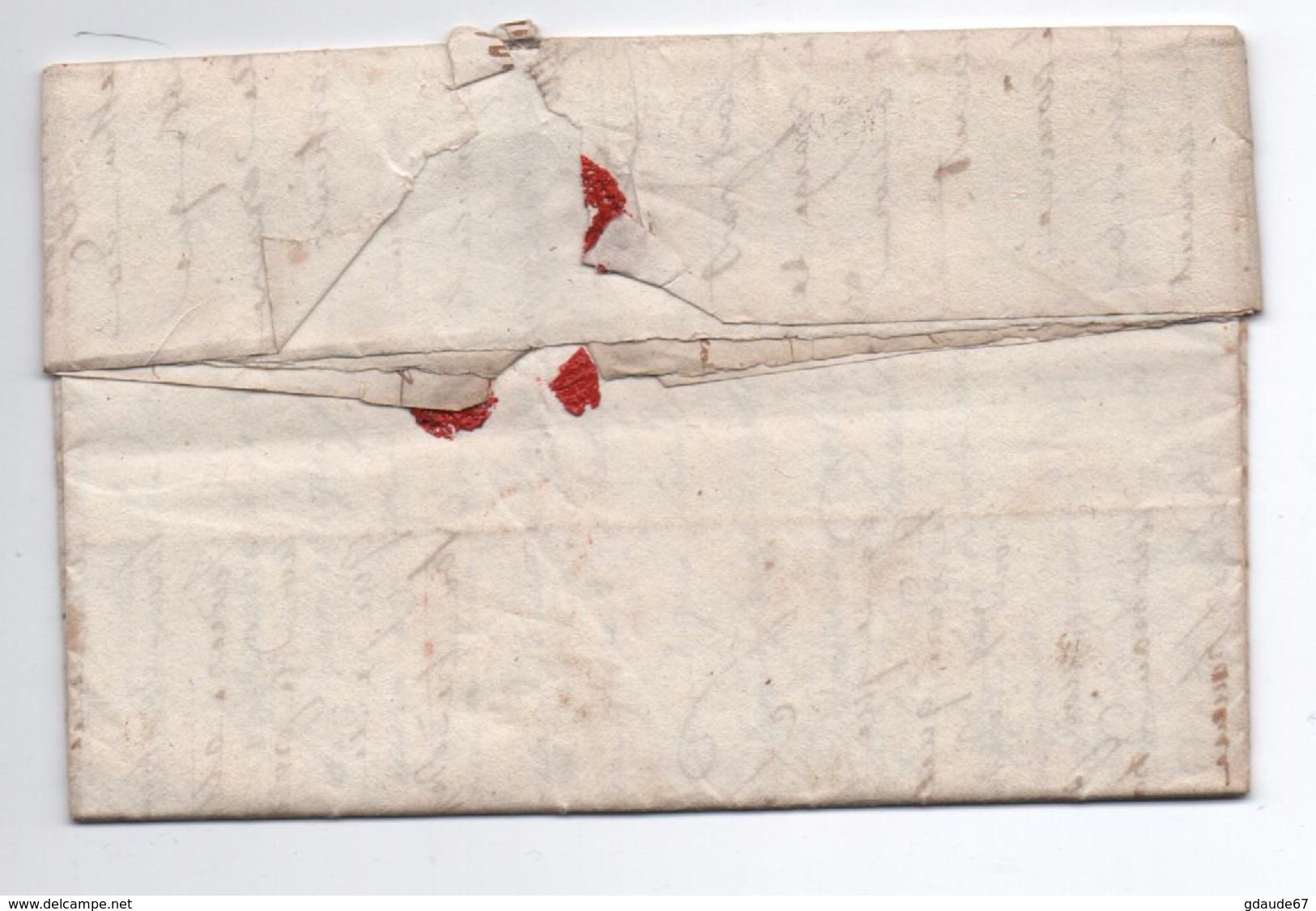 1819 - LETTRE écrite à LOUBILLE (DEUX SEVRES) Avec MP CHEF BOUTONNe 38x8 Pour POITIERS - 1801-1848: Précurseurs XIX