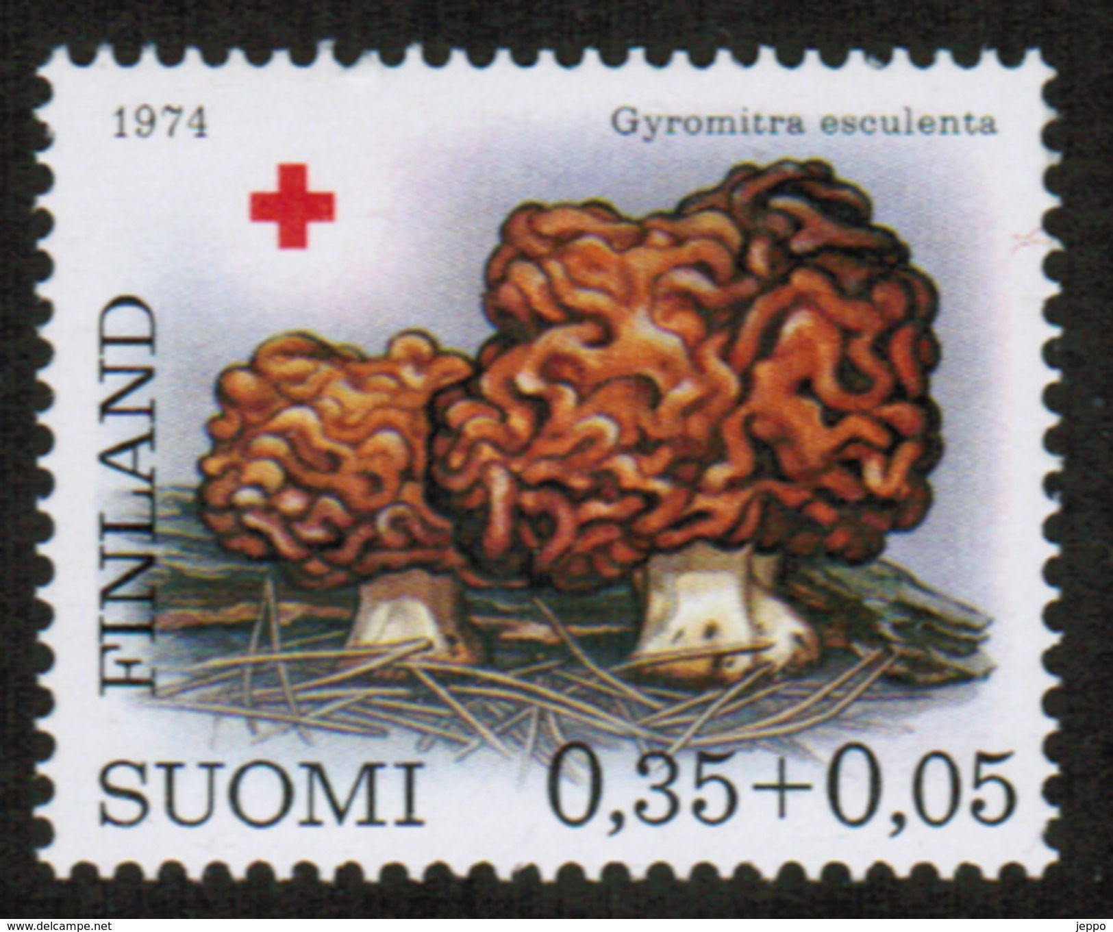 1974 Red Cross 0,35 + 0,05 Mk X-paper  Michel 65 &euro; **. - Nuovi