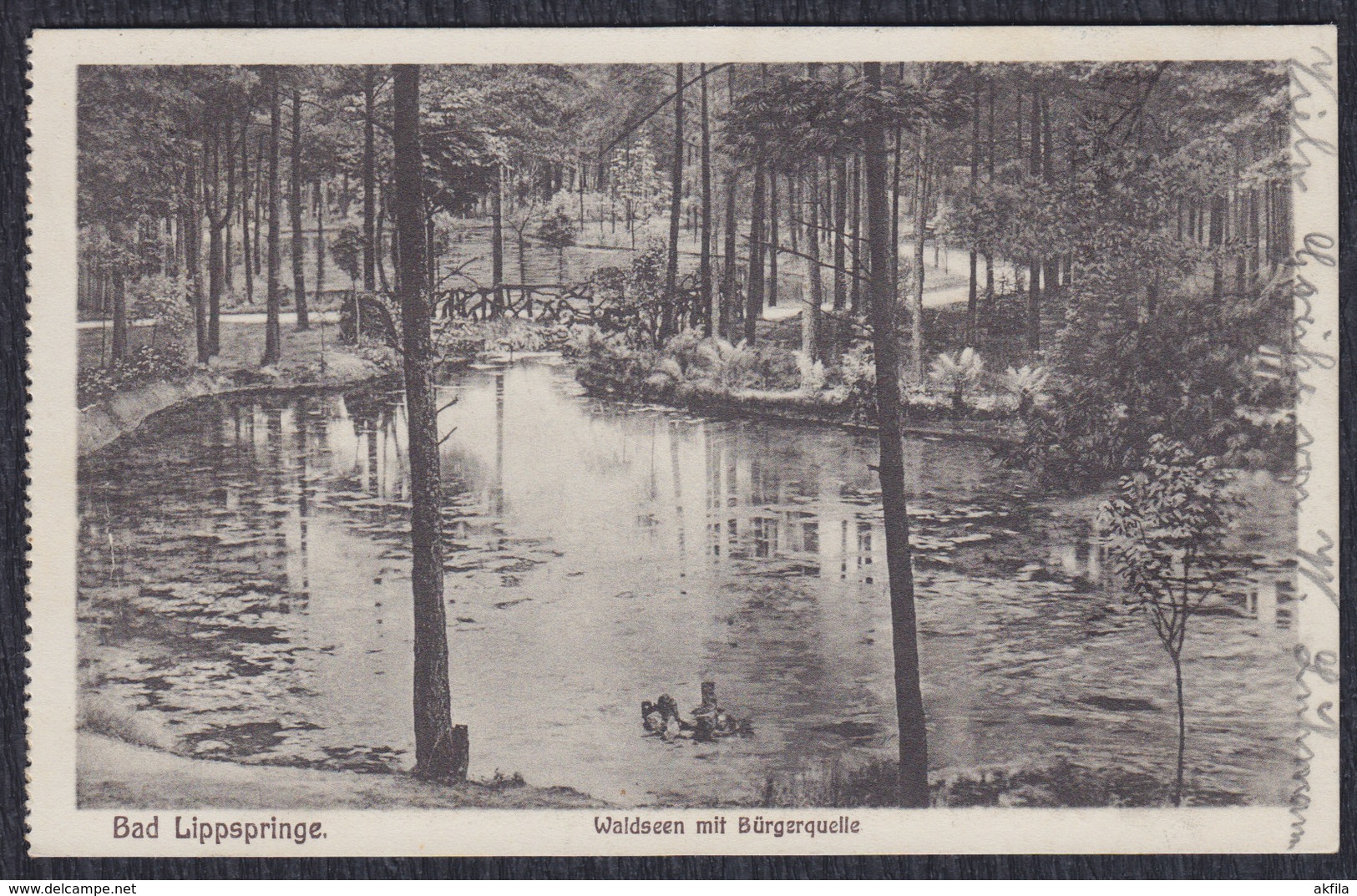 Germany 1926 Bad Lippspringe, Postcard - Bad Lippspringe