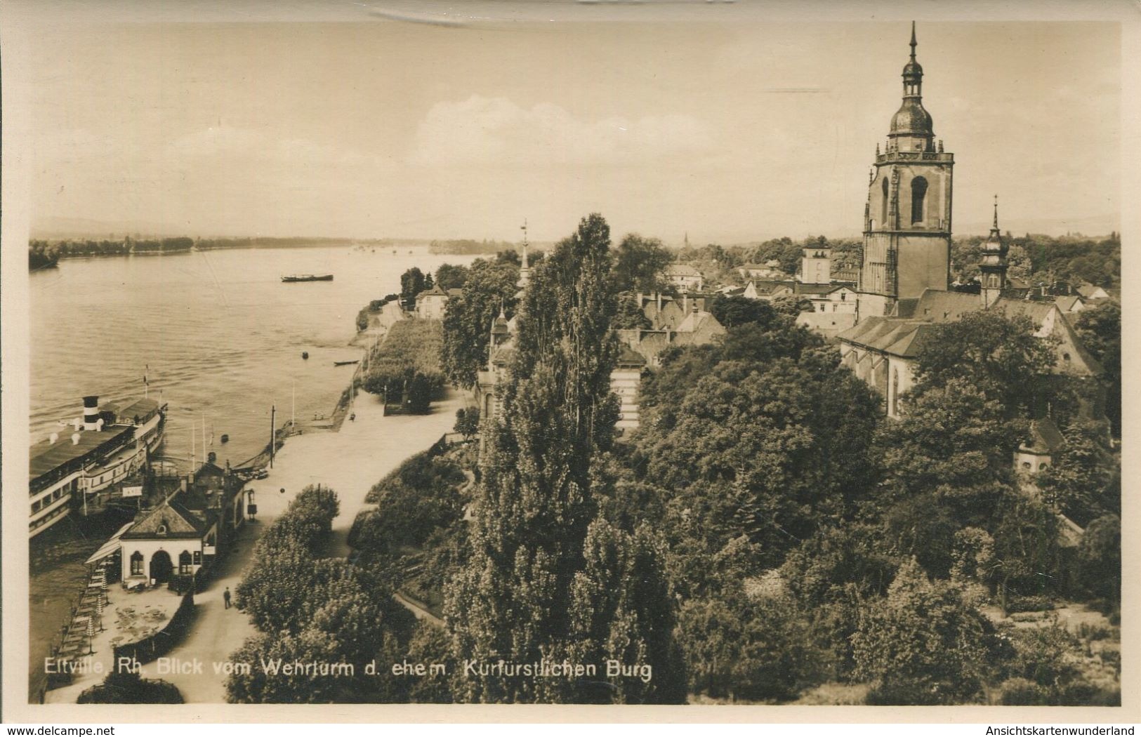 Eltville - Blick Vom Wehrturm D. Ehem. Kurfürstlichen Burg (002381) - Eltville