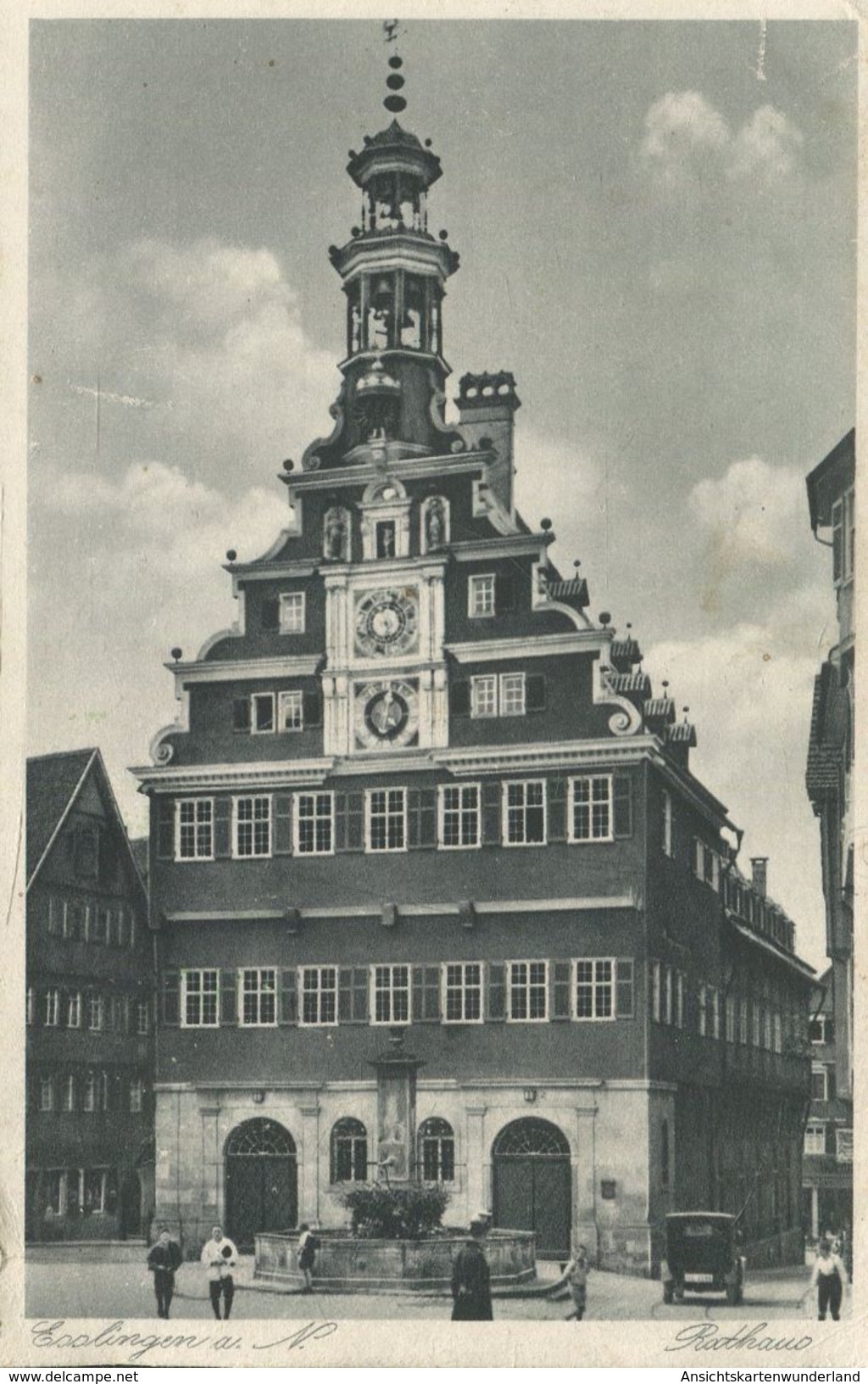 Esslingen - Rathaus 1938 (002382) - Esslingen