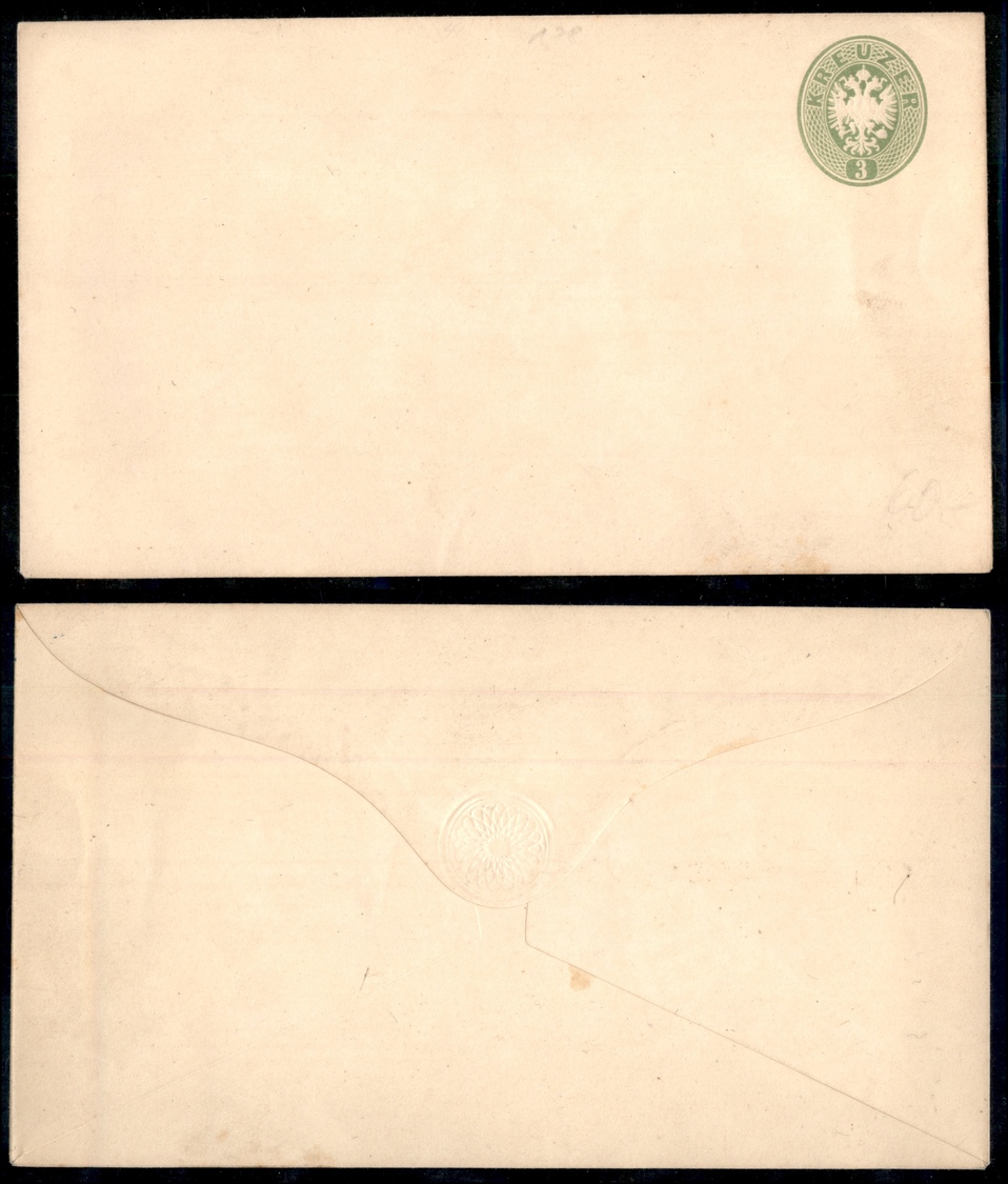 0035 AUSTRIA - 1863 – Intero Postale 3 Kreuzer – Nuovo - Otros & Sin Clasificación