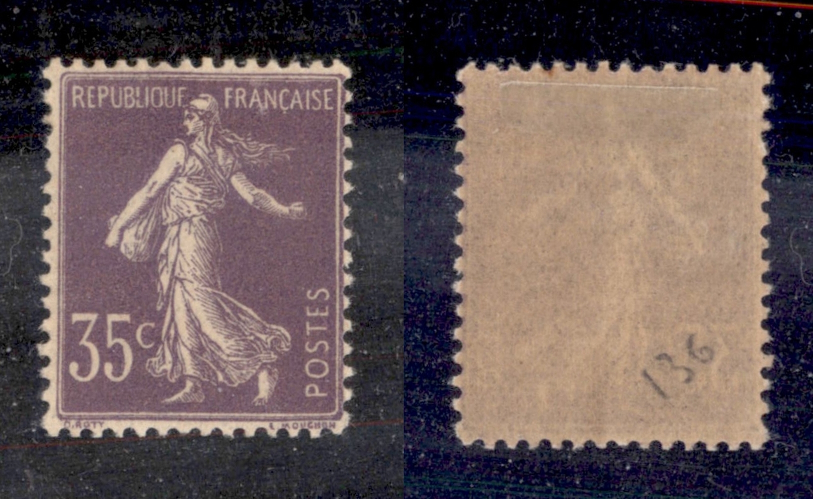 0275 FRANCIA - 1906 – 35 Cent (Unif. 136) – Nuovo Con Gomma - Otros & Sin Clasificación