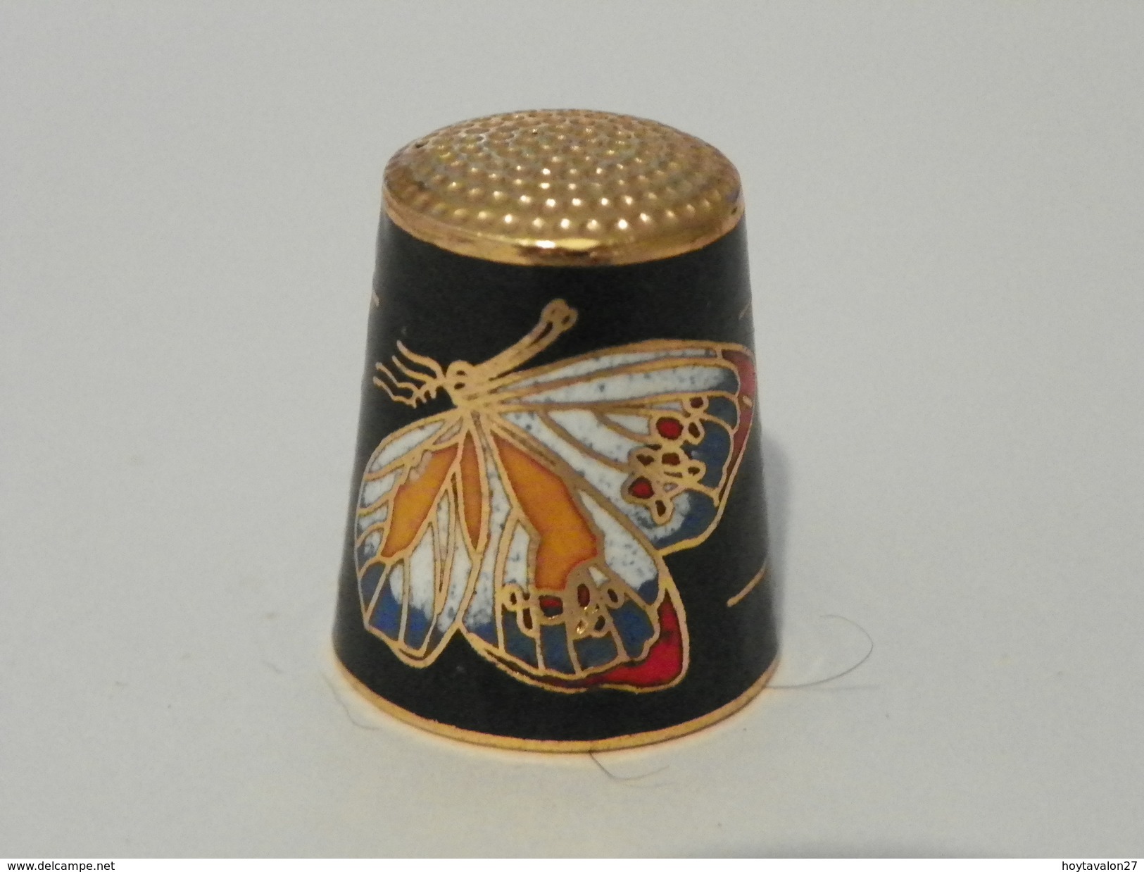 Dé De Collection Cloisoné"papillon" - Thimbles