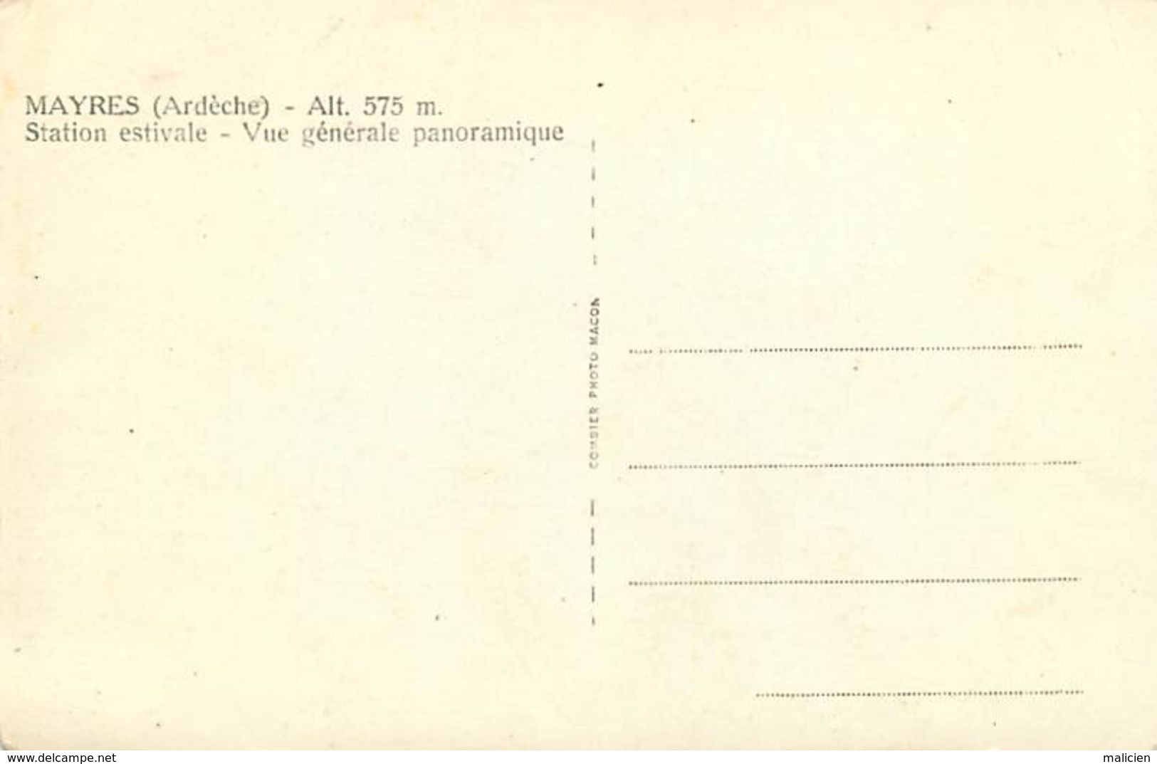 - Dpts Div.-ref-WW14 - Ardeche - Mayres - Vue Generale Panoramique - Carte Bon Etat - - Autres & Non Classés