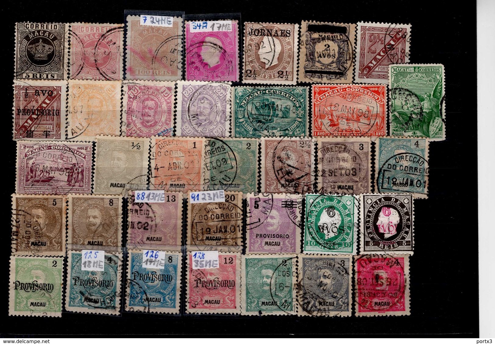 Steckkarte 1 - 2 Macau Gestempelt - Collections, Lots & Series