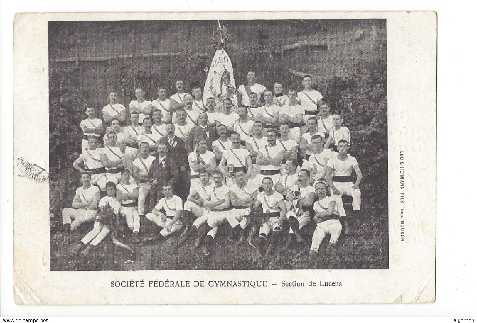 18512 -  Société Fédérale De Gymnastique Sectio De Lucens 1911 - Lucens