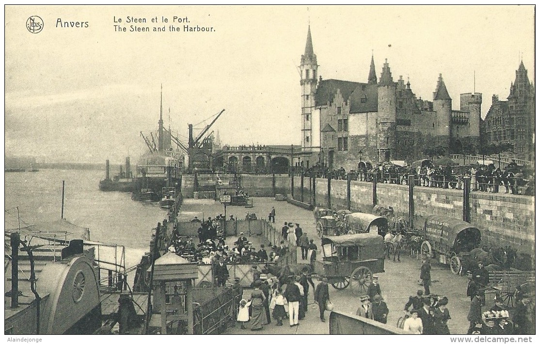 Antwerpen Anvers - Le Steen Et Le Port - The Steen And The Harbour - Nels - Antwerpen